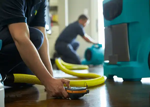 water damage restoration service East Bernard
